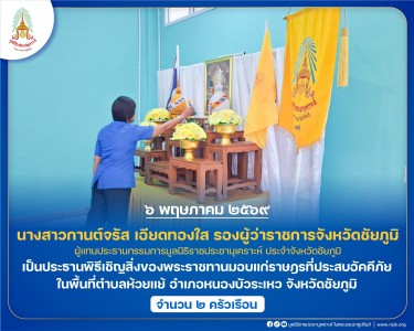 นางสาวกานต์จรัส เอียดทองใส รองผู้ว่าราชการจังหวัดชัยภูมิ ... พารามิเตอร์รูปภาพ 1
